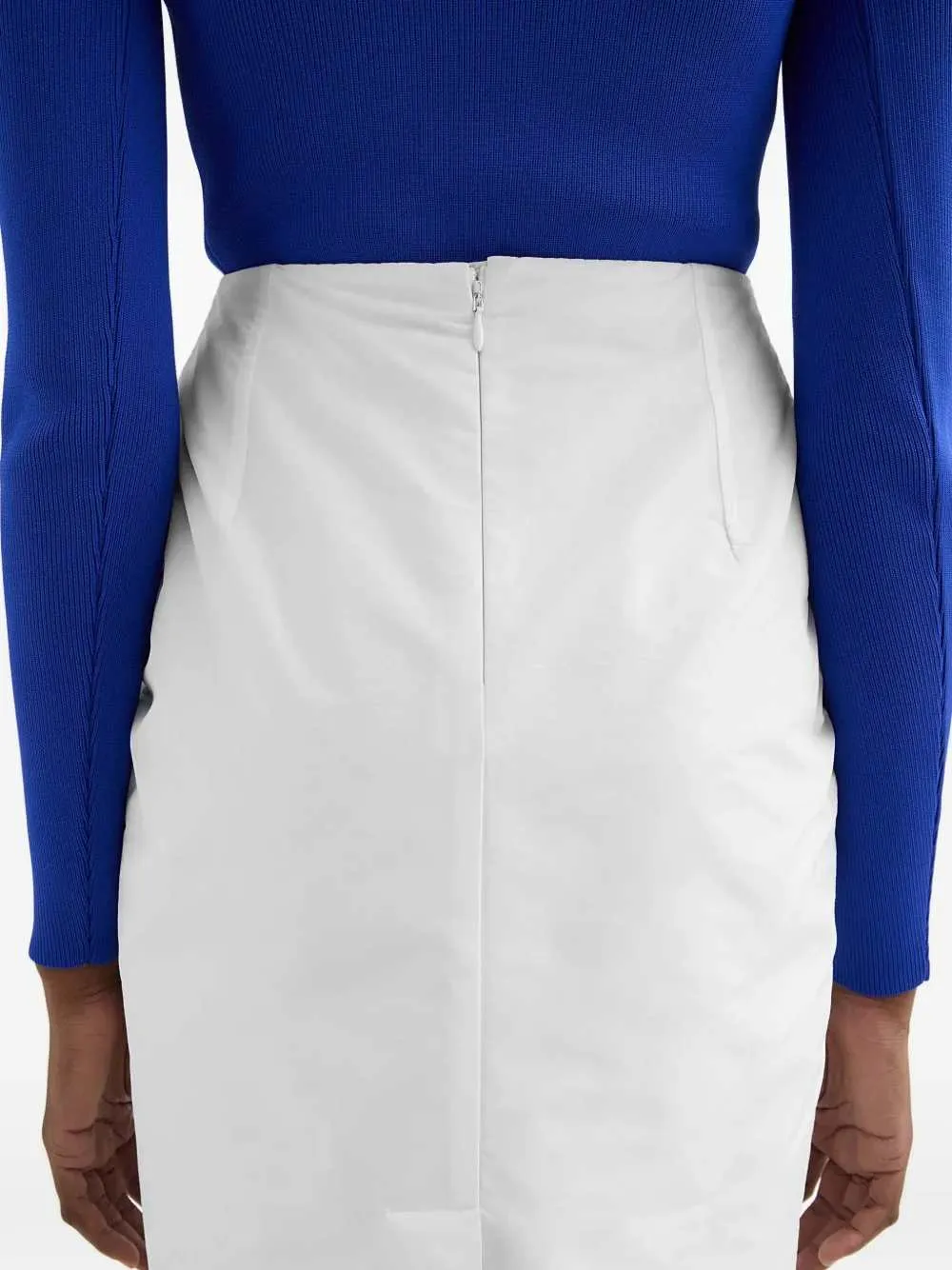 Technical Faille Midi Skirt sold by Wanan Luxury product image thumbnail 4