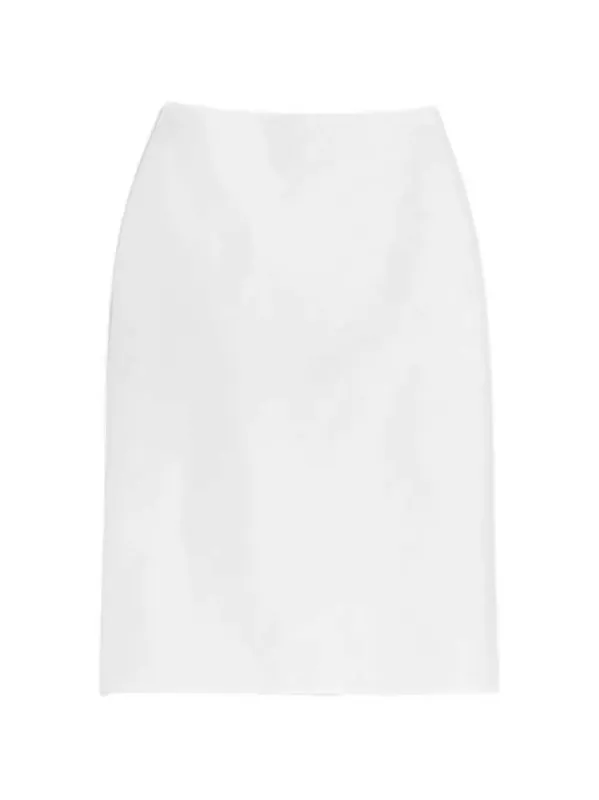 Technical Faille Midi Skirt sold by Wanan Luxury