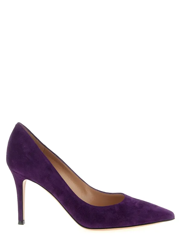 Gianvito Pumps Purple sold by Wanan Luxury
