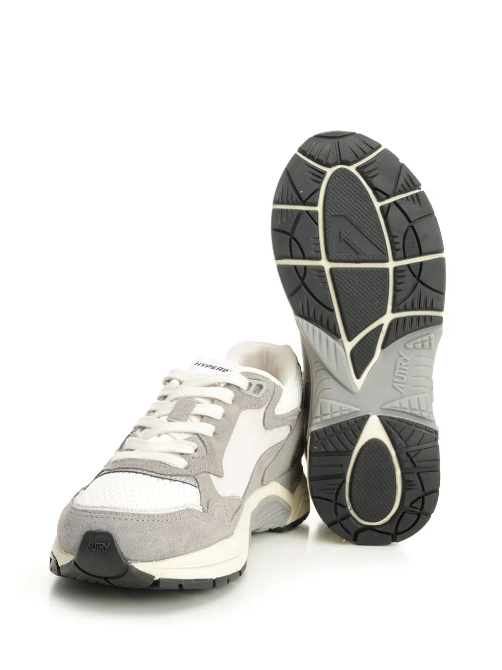 Hyperway Sneaker In Mesh And Suede Sneakers Grey sold by Wanan Luxury product image thumbnail 5