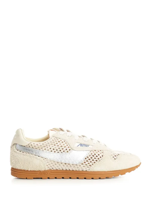 Windspin Sneaker In Perforated Leather Sneakers Beige sold by Wanan Luxury