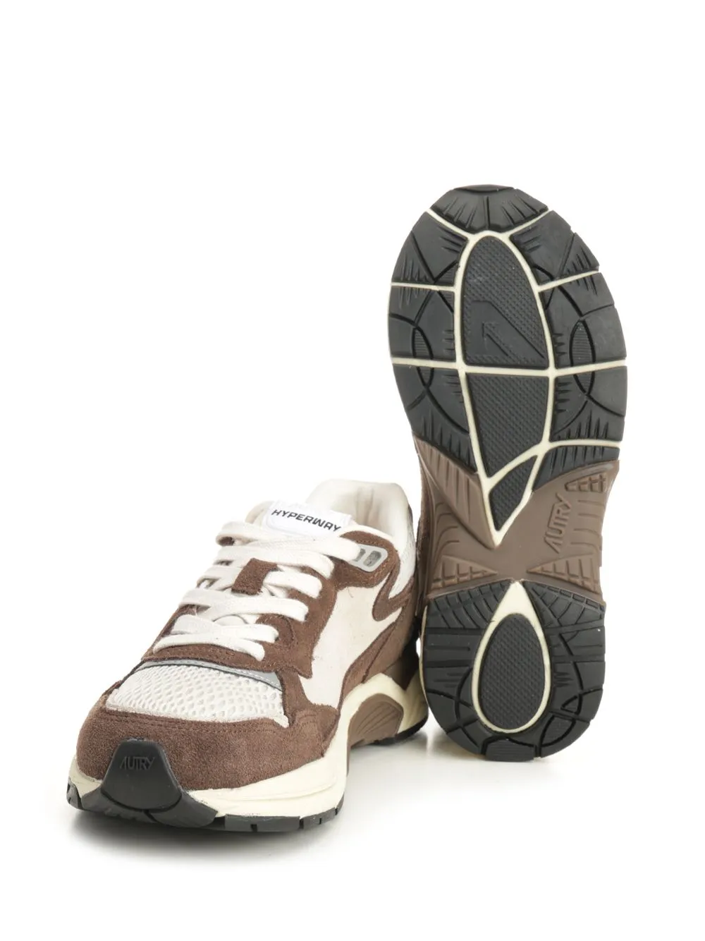 Hyperway Sneaker In Mesh And Suede Sneakers Brown sold by Wanan Luxury product image thumbnail 5