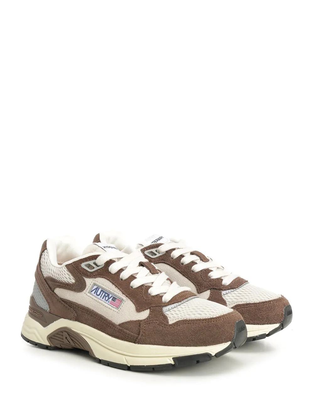 Hyperway Sneaker In Mesh And Suede Sneakers Brown sold by Wanan Luxury product image thumbnail 2