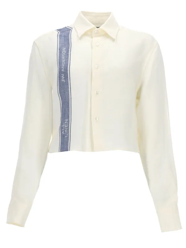 Linen Shirt With Logo made by J.W. Anderson