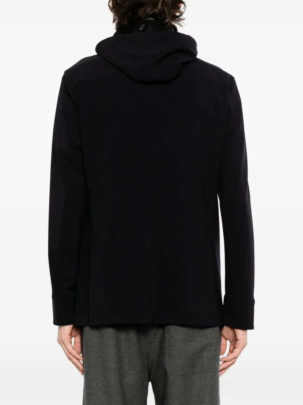 Double-Breasted Jacket With Hood sold by Wanan Luxury product image thumbnail 4