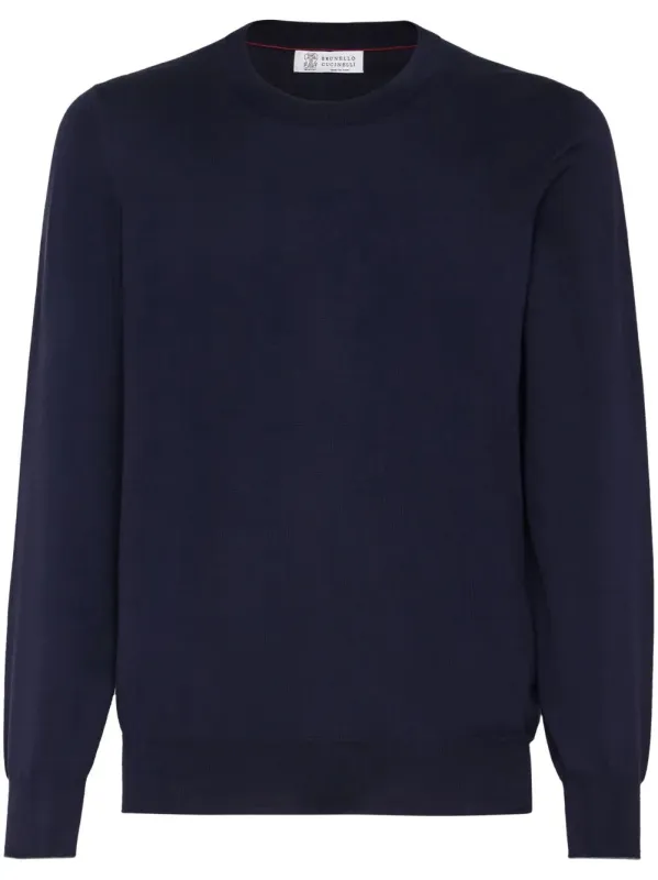 Lightweight Cotton Crewneck Sweater sold by Wanan Luxury