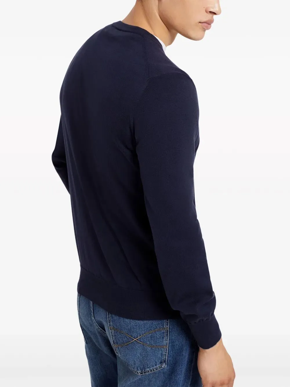 Lightweight Cotton Crewneck Sweater sold by Wanan Luxury product image thumbnail 3