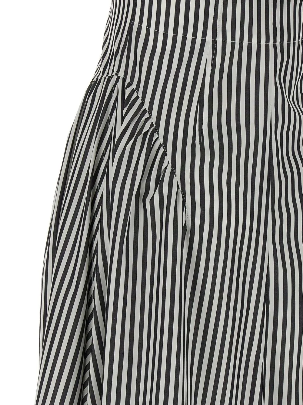 Striped Cotton Long Dress sold by Wanan Luxury product image thumbnail 4