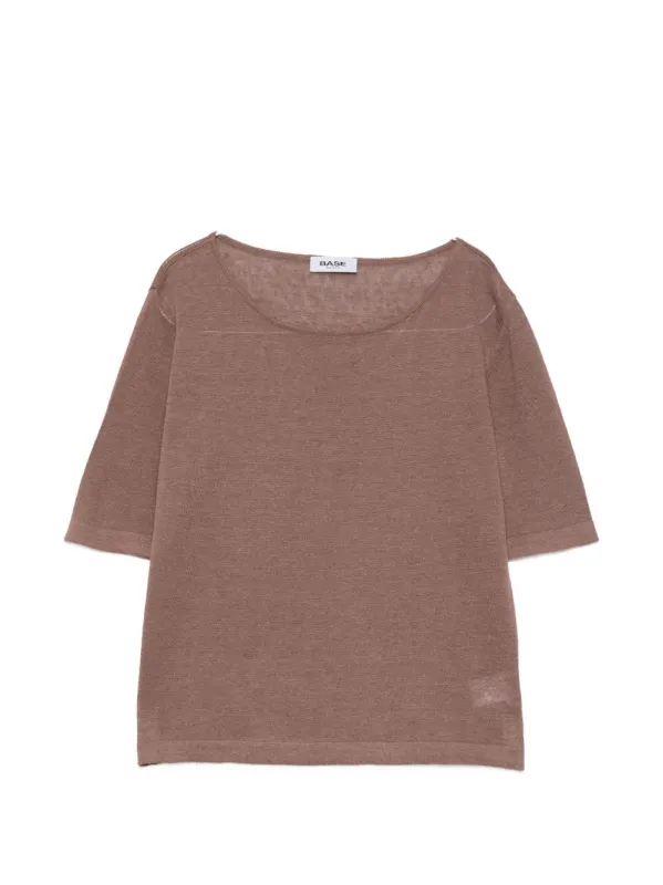 Linen And Cotton Blend Sweater sold by Wanan Luxury