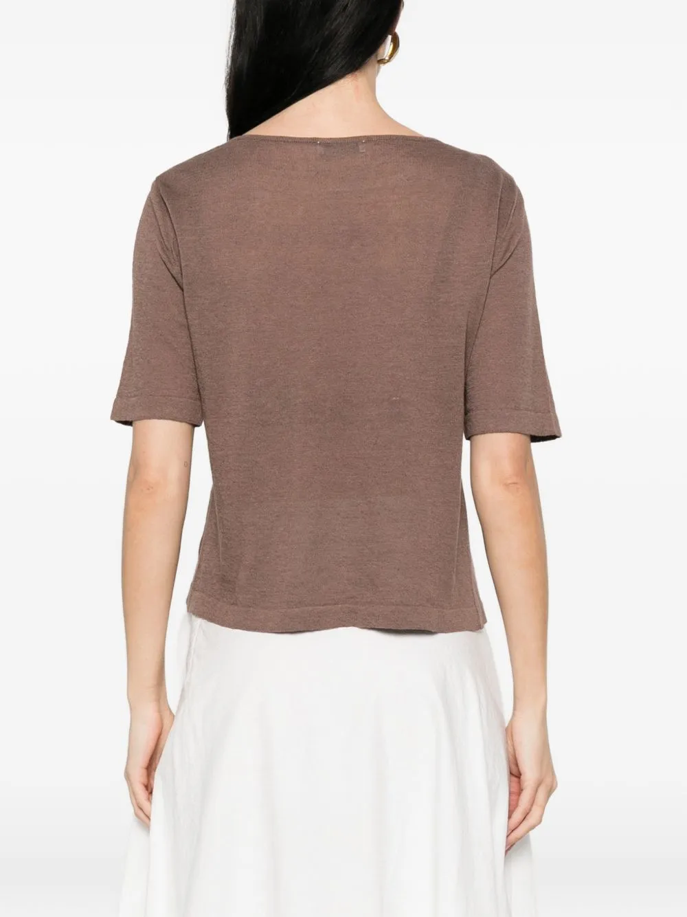 Linen And Cotton Blend Sweater sold by Wanan Luxury product image thumbnail 5