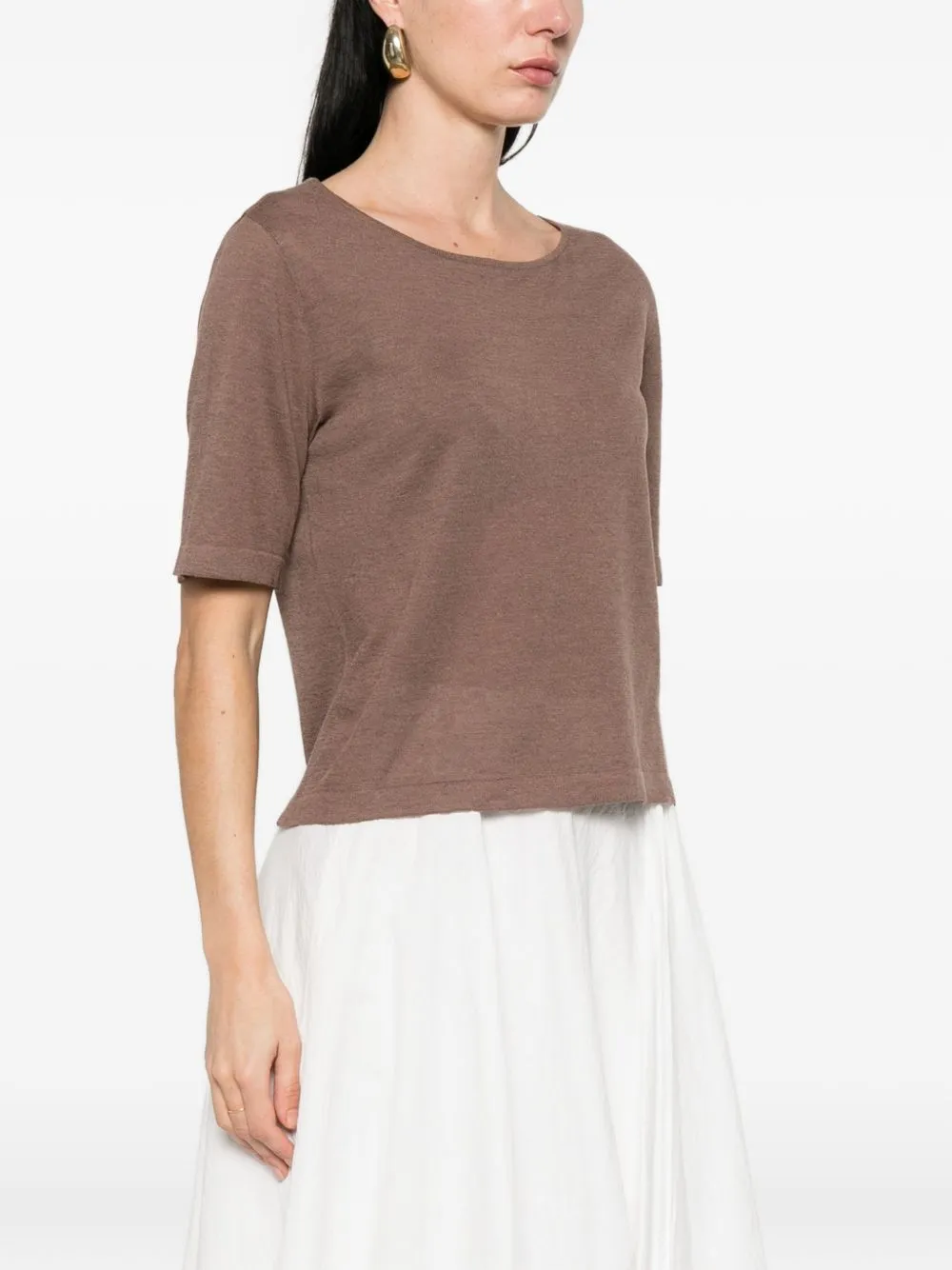 Linen And Cotton Blend Sweater sold by Wanan Luxury product image thumbnail 2
