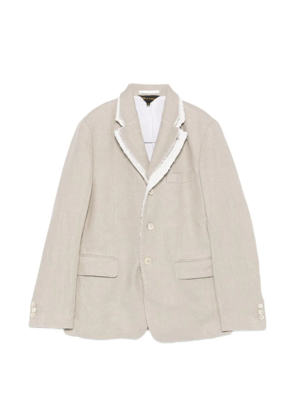 Linen Single-Breasted Jacket sold by Wanan Luxury