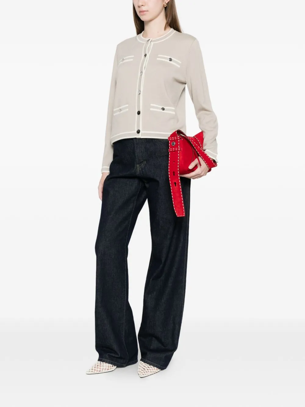 Wool Cardigan sold by Wanan Luxury product image thumbnail 3
