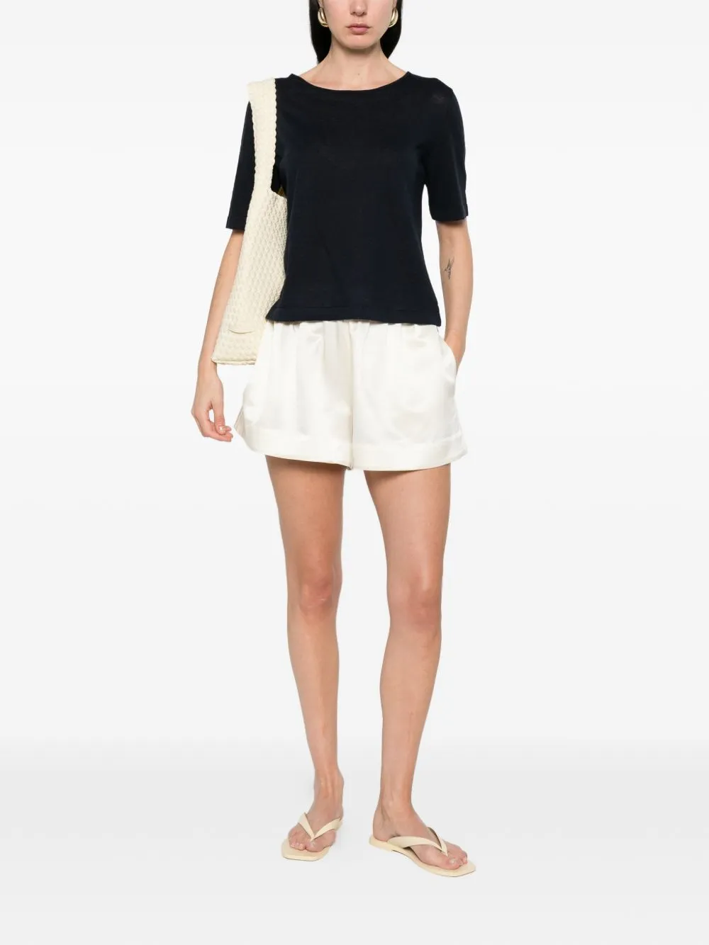 Linen And Cotton Blend Sweater sold by Wanan Luxury product image thumbnail 3