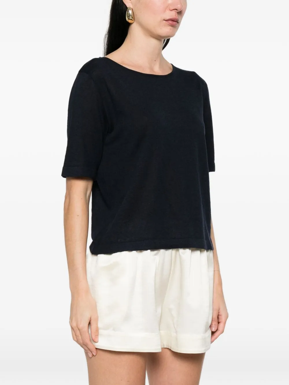 Linen And Cotton Blend Sweater sold by Wanan Luxury product image thumbnail 4