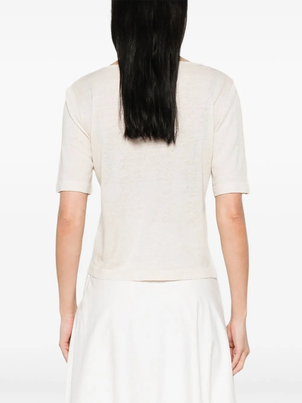 Linen And Cotton Blend Sweater sold by Wanan Luxury product image thumbnail 5