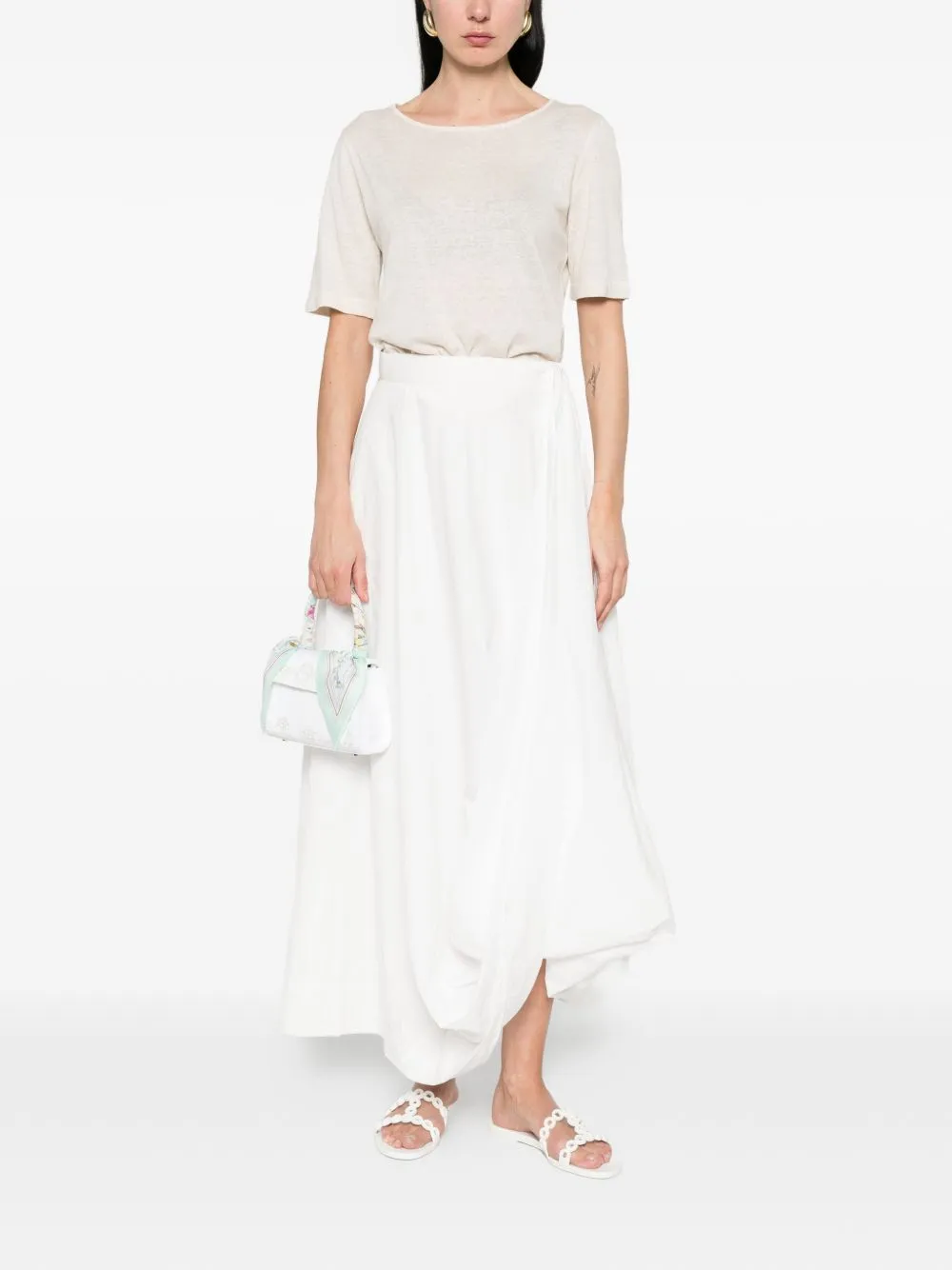 Linen And Cotton Blend Sweater sold by Wanan Luxury product image thumbnail 2