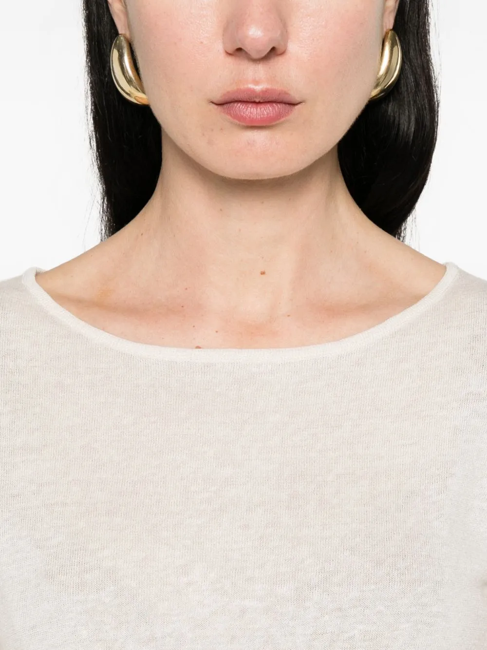 Linen And Cotton Blend Sweater sold by Wanan Luxury product image thumbnail 3