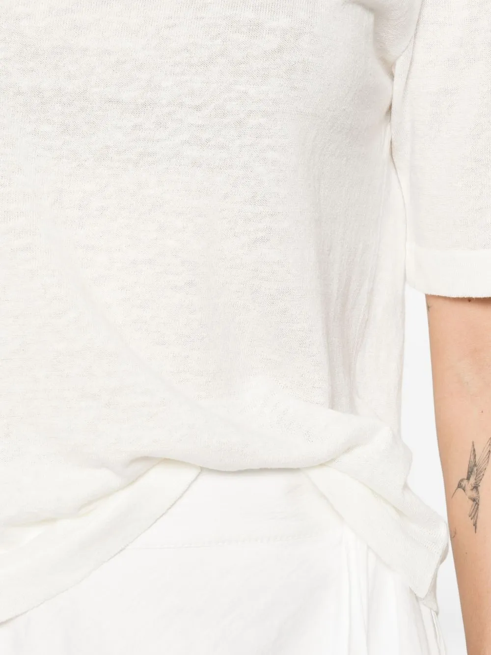 Linen And Cotton Blend Sweater sold by Wanan Luxury product image thumbnail 2