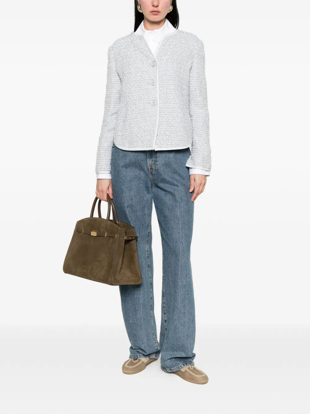 Wool Blend Jacket sold by Wanan Luxury product image thumbnail 5