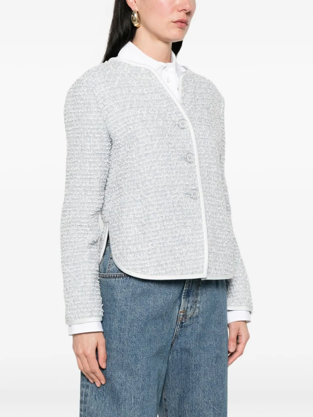 Wool Blend Jacket sold by Wanan Luxury product image thumbnail 4