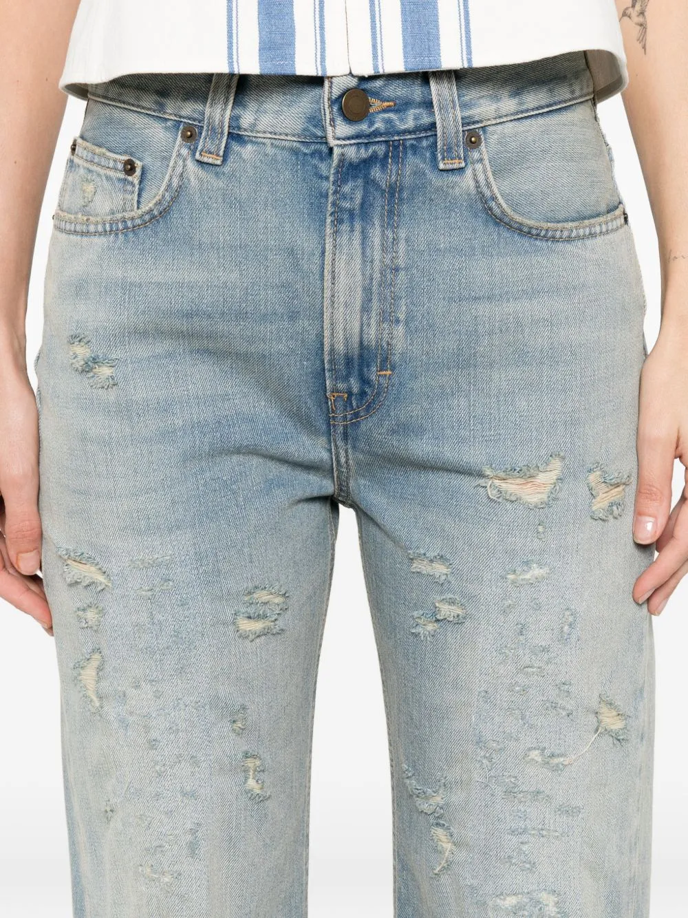 Winny Wide-Leg Denim Jeans sold by Wanan Luxury product image thumbnail 4