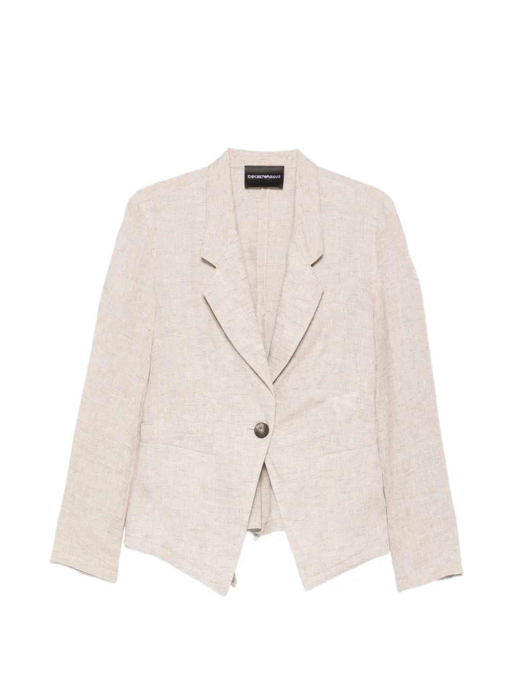 Linen Single-Breasted Jacket sold by Wanan Luxury