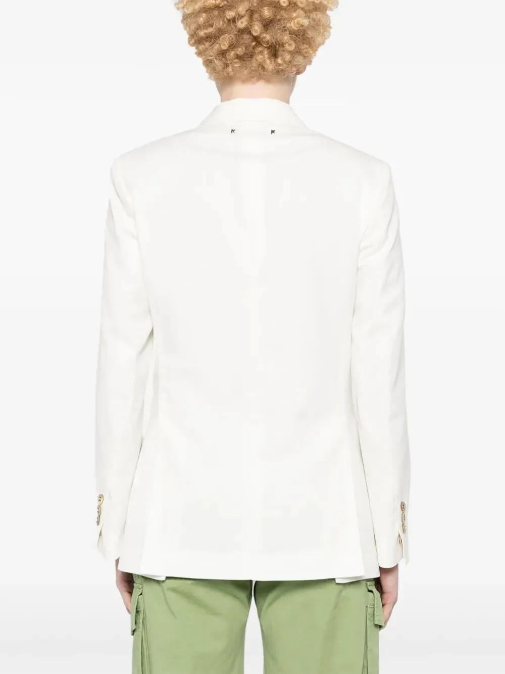 Double-Breasted Wool Blend Blazer sold by Wanan Luxury product image thumbnail 4