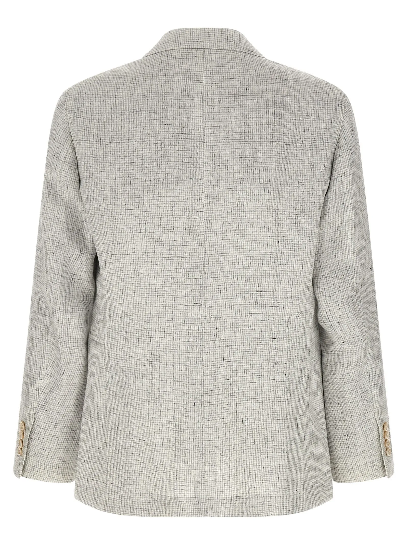 Linen Operated Blazer White sold by Wanan Luxury product image thumbnail 2