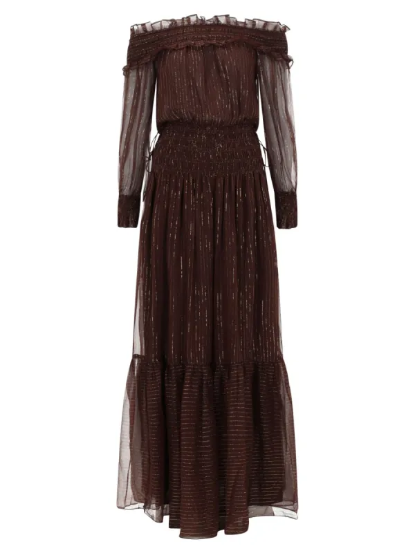 Dress With Ruffles And Flounces sold by Wanan Luxury