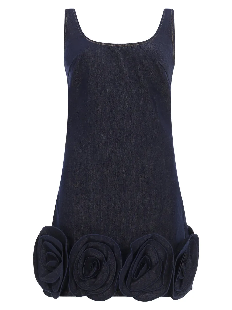 Mini Dress With Floral Details sold by Wanan Luxury