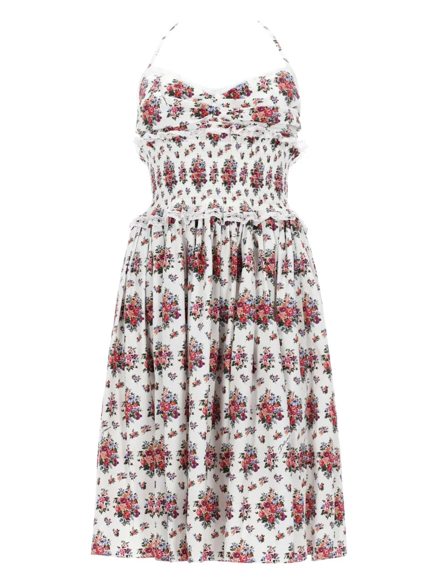Midi Dress With Floral Print sold by Wanan Luxury