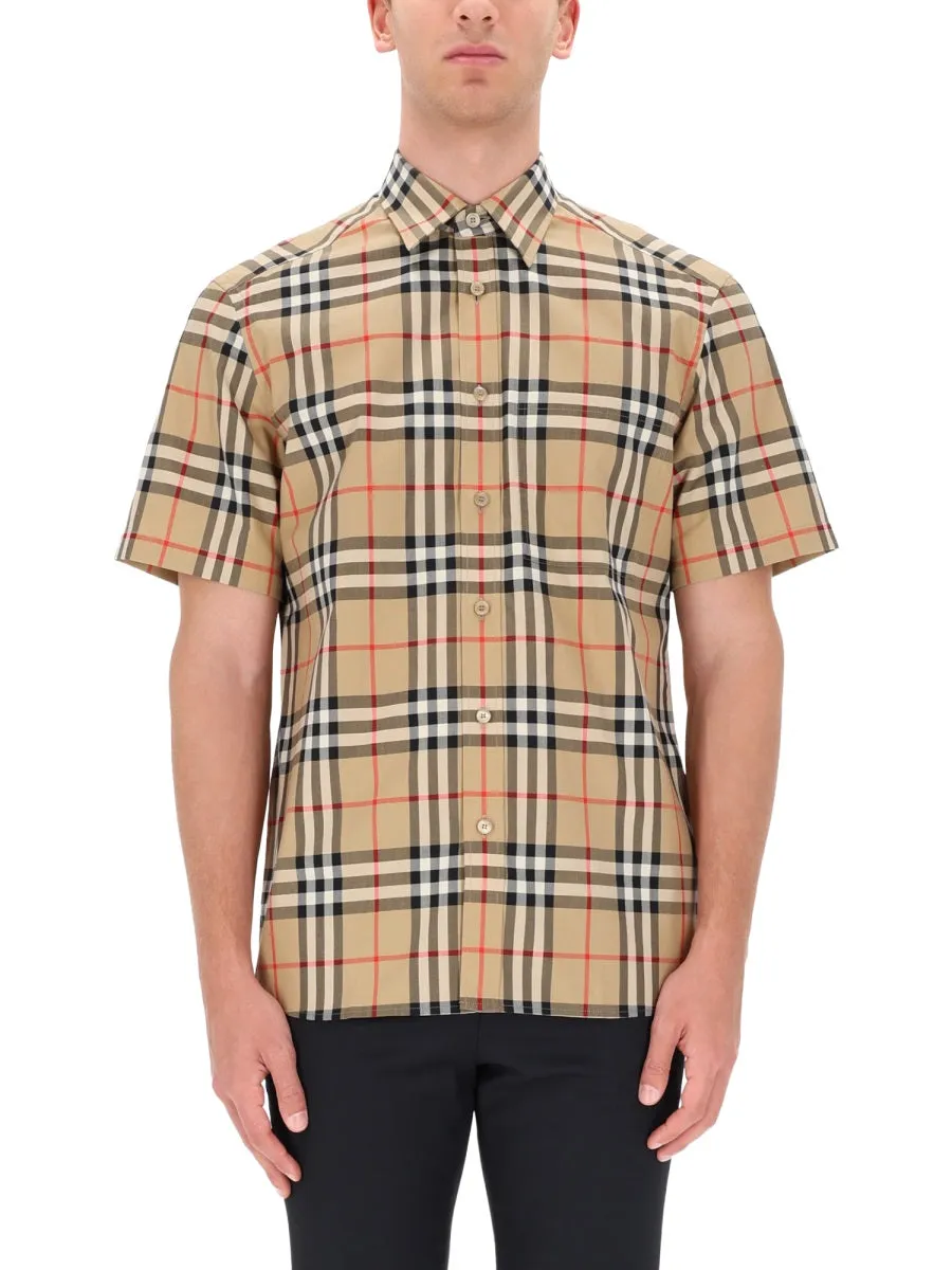 "Check" Shirt sold by Wanan Luxury product image thumbnail 3