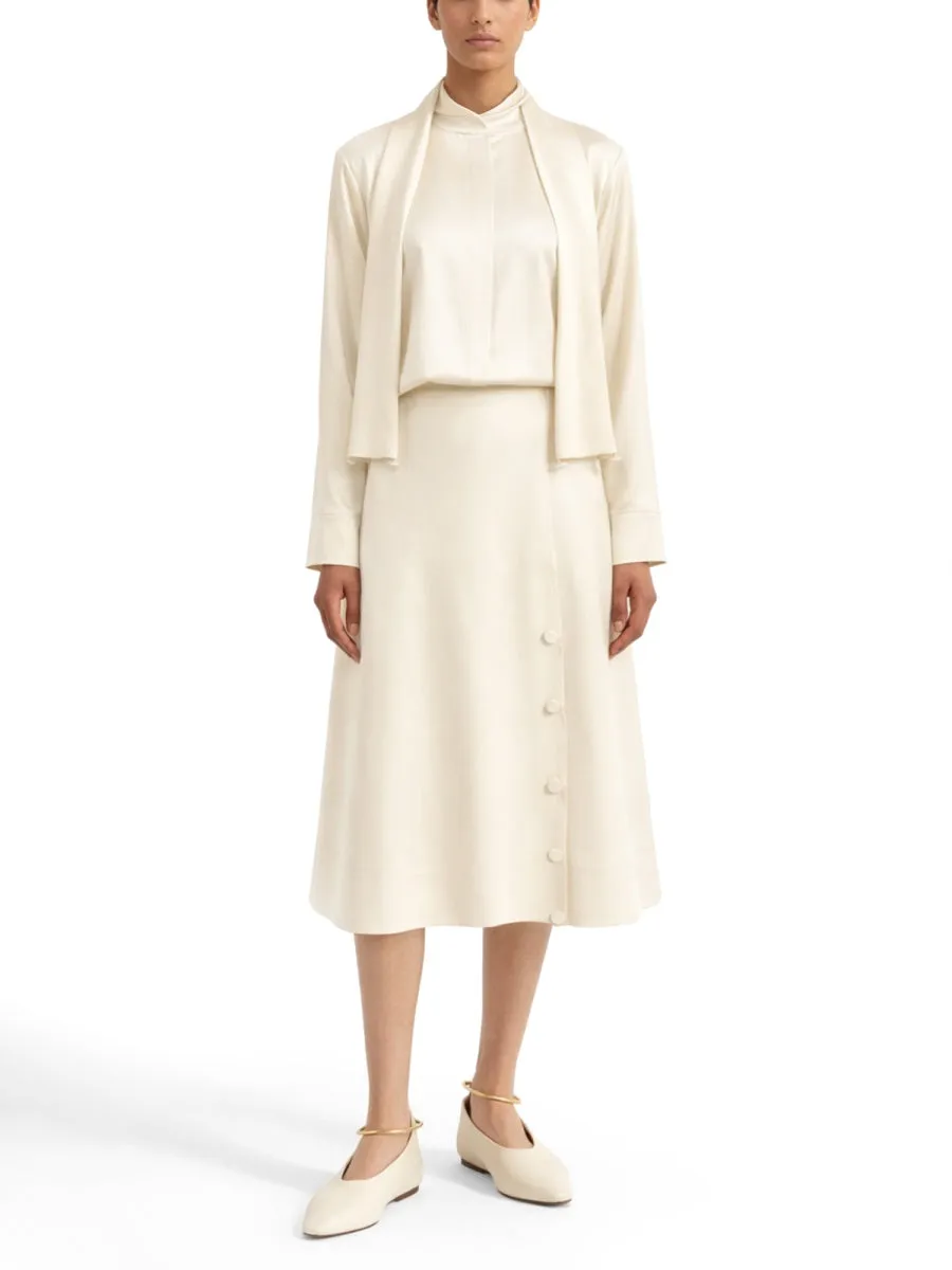 Satin Skirt. sold by Wanan Luxury product image thumbnail 2