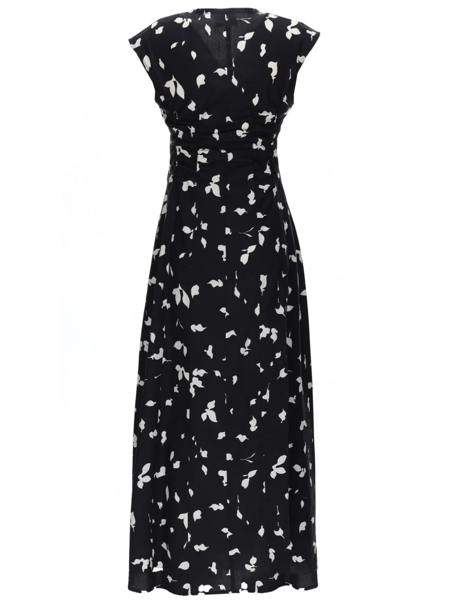 V-Neck Long Dress sold by Wanan Luxury product image thumbnail 2