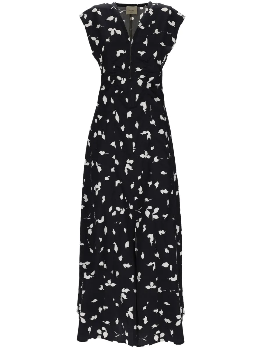 V-Neck Long Dress sold by Wanan Luxury