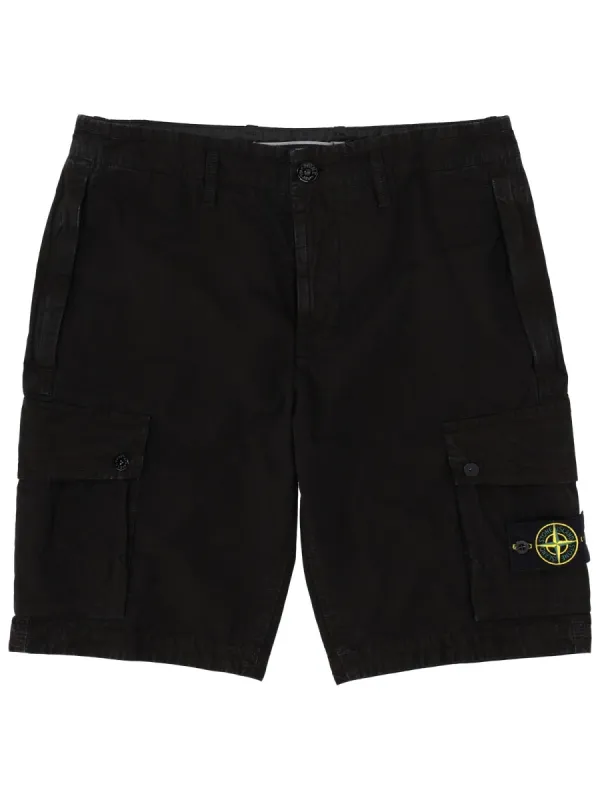 Cargo Shorts With Logo Patch sold by Wanan Luxury