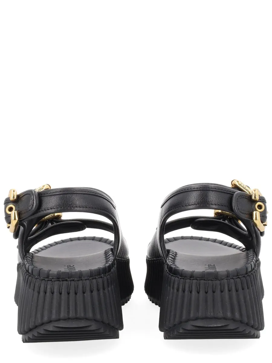 Sandal "Nama" With Wedge sold by Wanan Luxury product image thumbnail 4