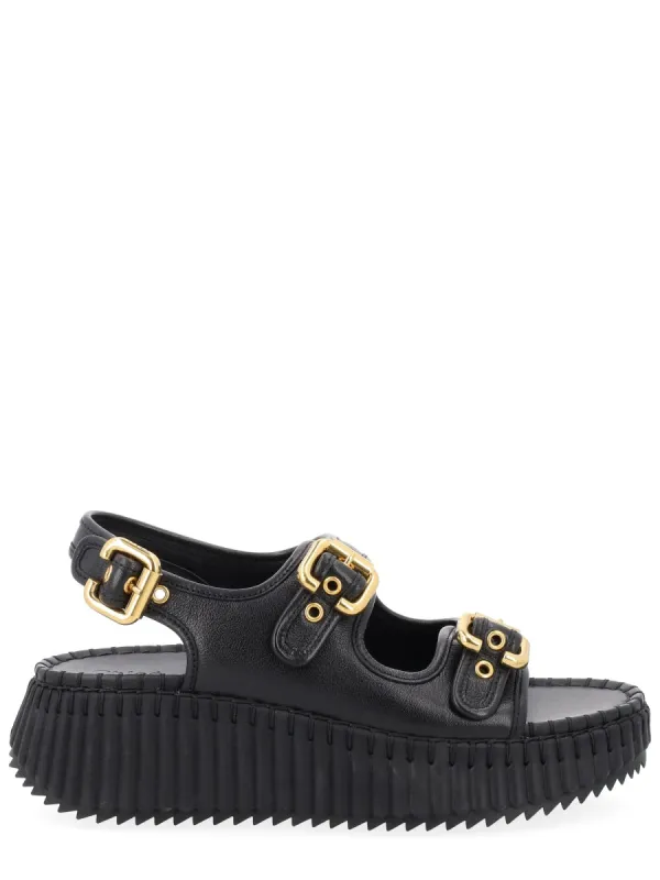 Sandal "Nama" With Wedge sold by Wanan Luxury