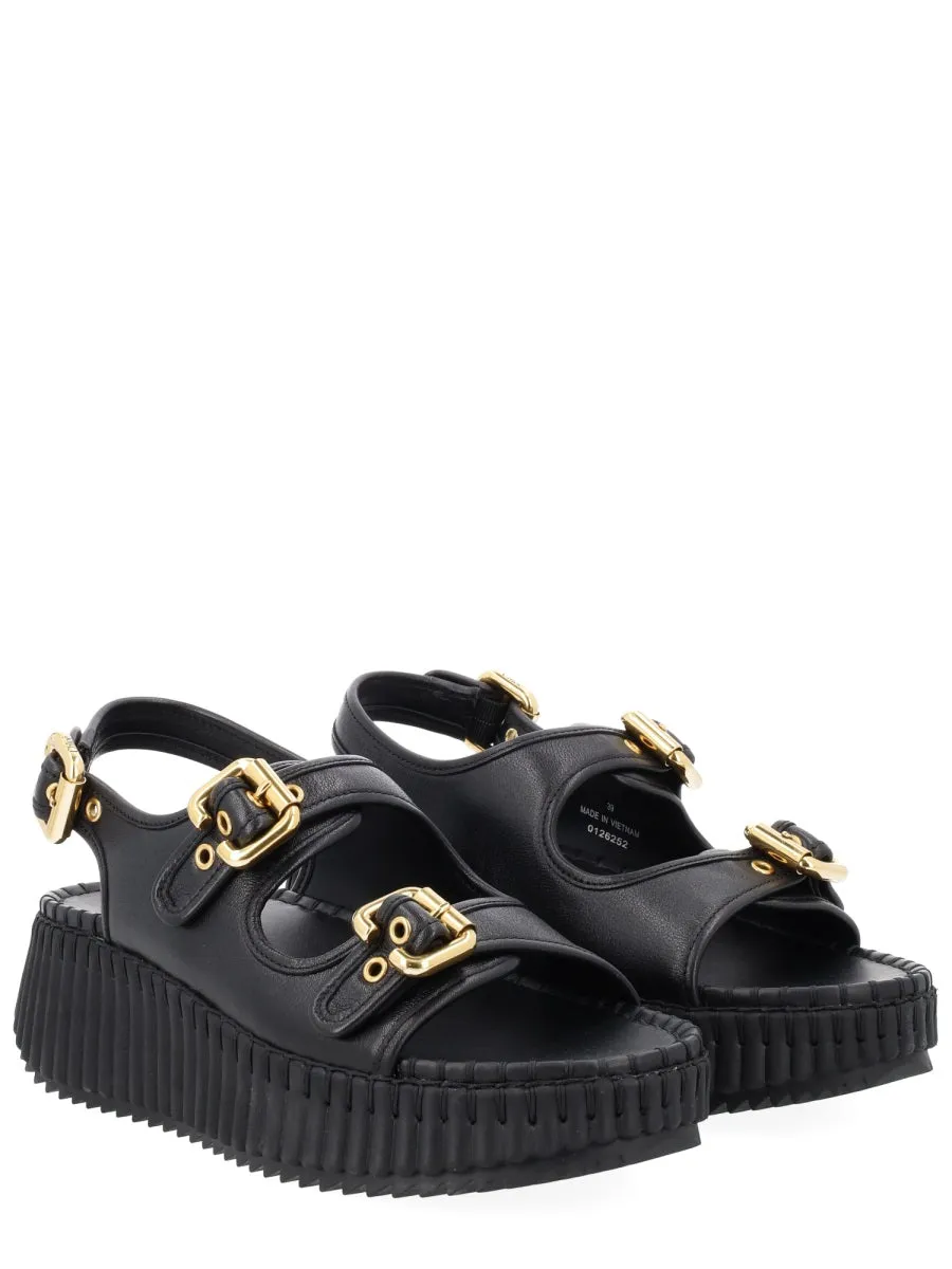 Sandal "Nama" With Wedge sold by Wanan Luxury product image thumbnail 2