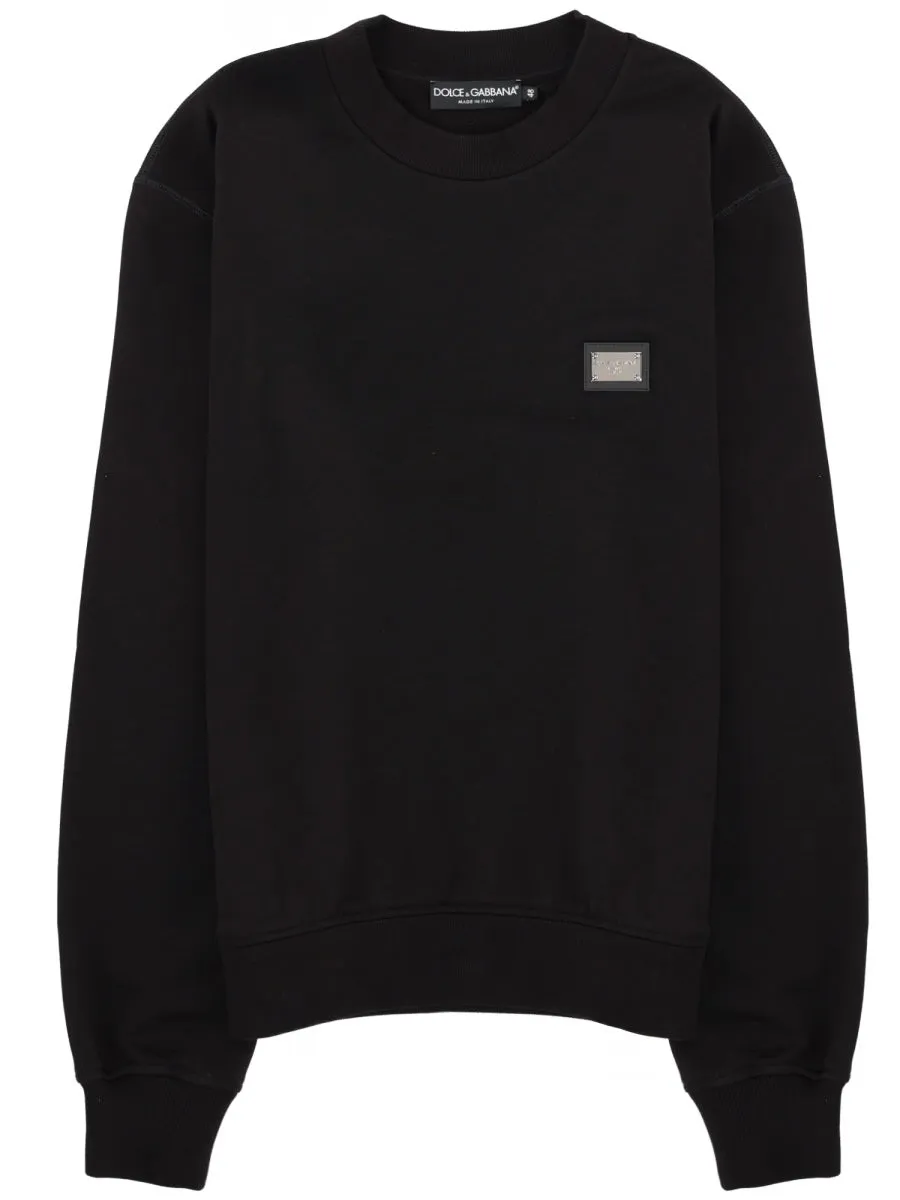 Sweatshirt With Logo Patch sold by Wanan Luxury