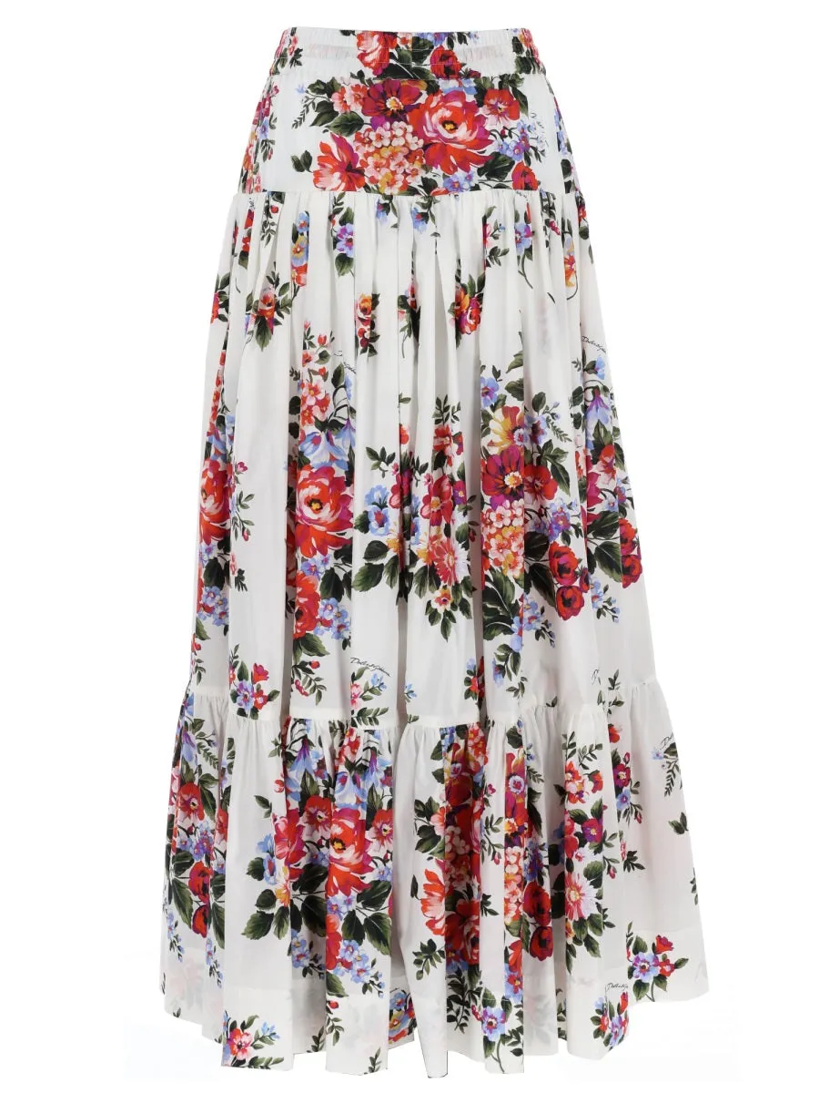 Long Skirt With Floral Print sold by Wanan Luxury product image thumbnail 3