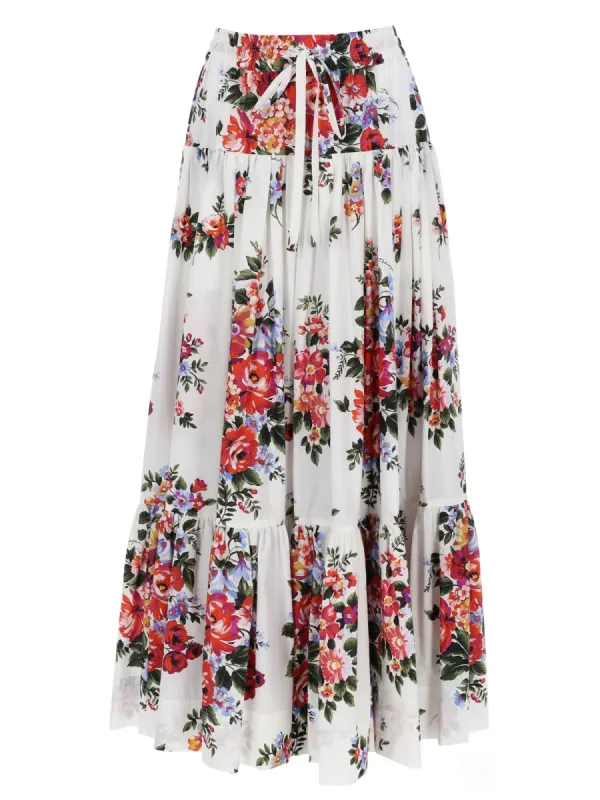 Long Skirt With Floral Print sold by Wanan Luxury