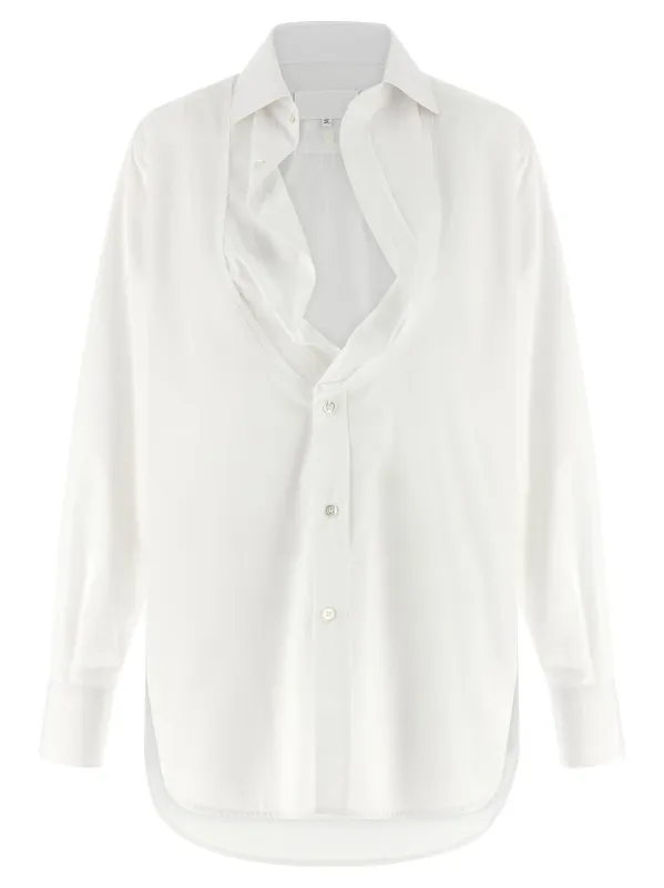 Poplin Shirt Shirt And Blouse White sold by Wanan Luxury