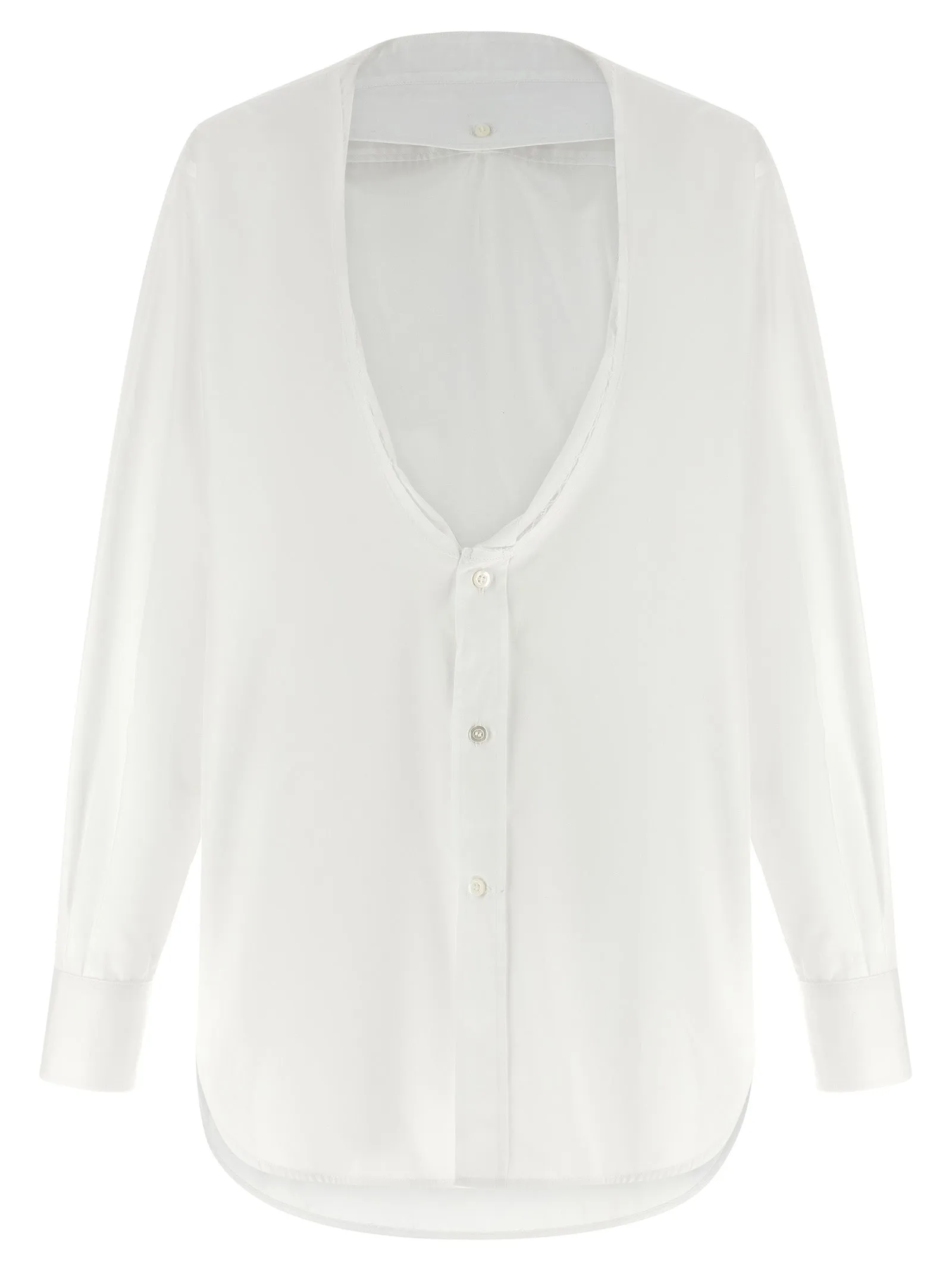 Poplin Shirt Shirt And Blouse White sold by Wanan Luxury product image thumbnail 2