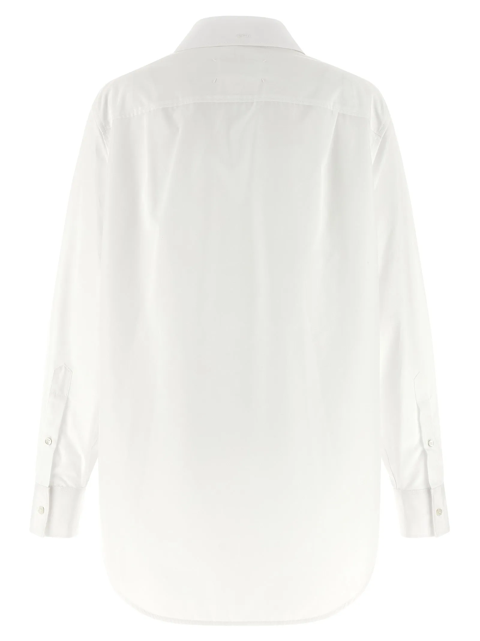 Poplin Shirt Shirt And Blouse White sold by Wanan Luxury product image thumbnail 3