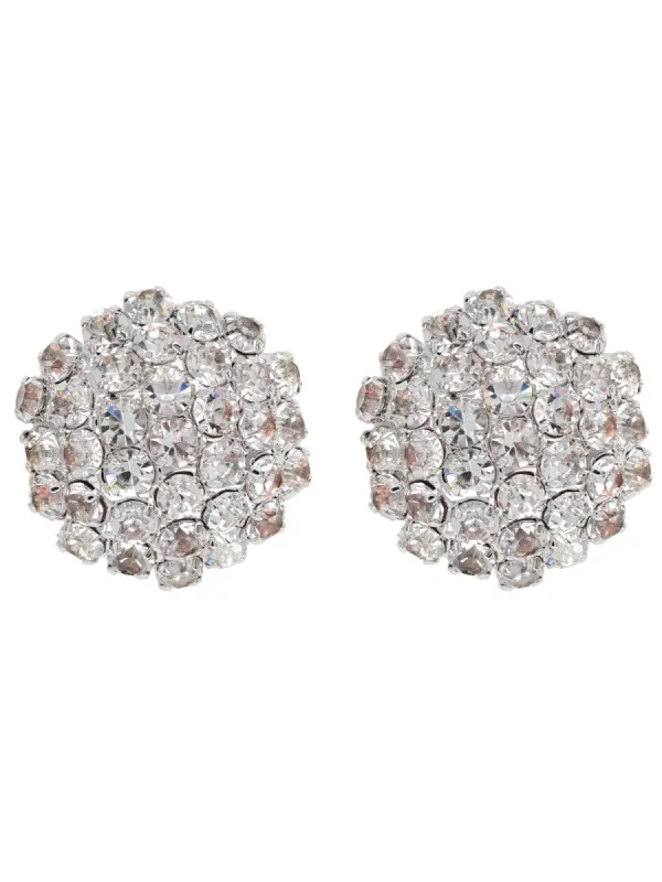 "Crystal Flower" Earrings sold by Wanan Luxury