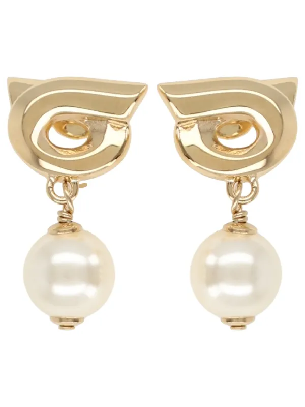"Hook" Earrings With Pearls sold by Wanan Luxury