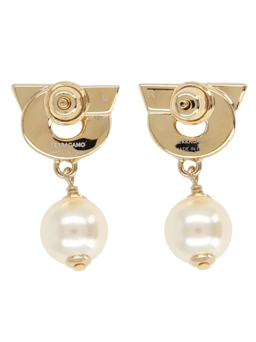 "Hook" Earrings With Pearls sold by Wanan Luxury product image thumbnail 2