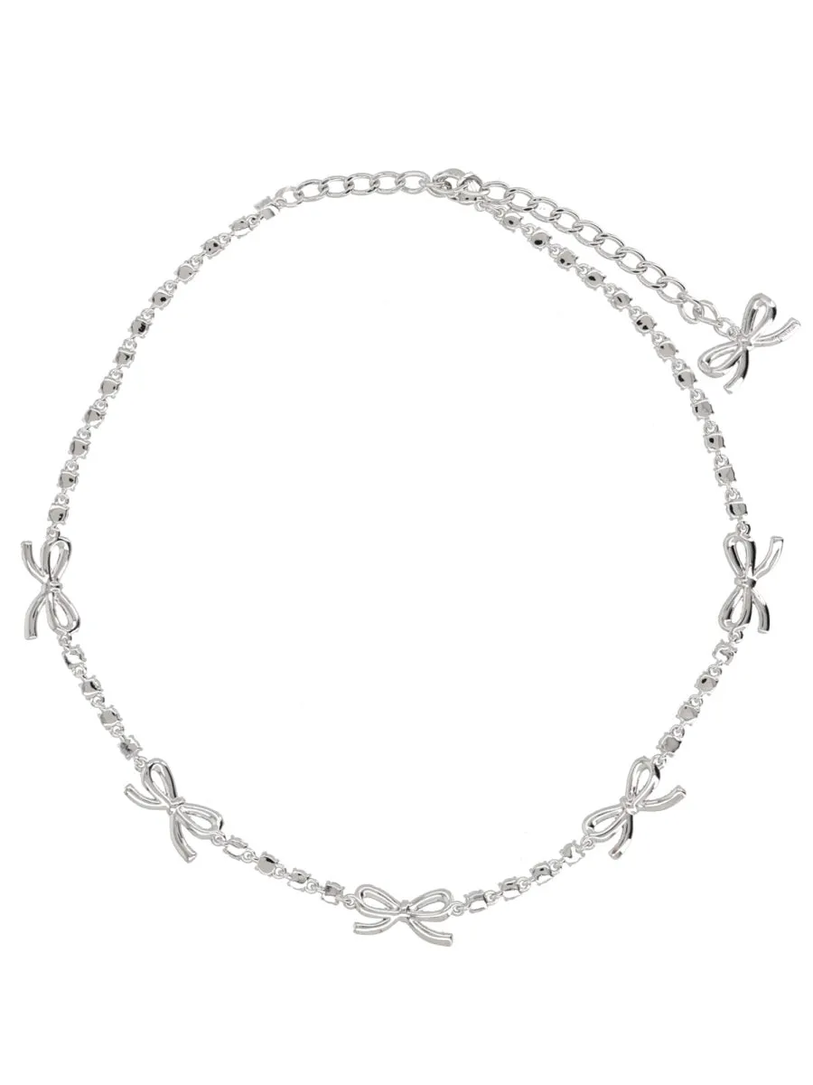 "Crystal Bow" Necklace sold by Wanan Luxury product image thumbnail 2